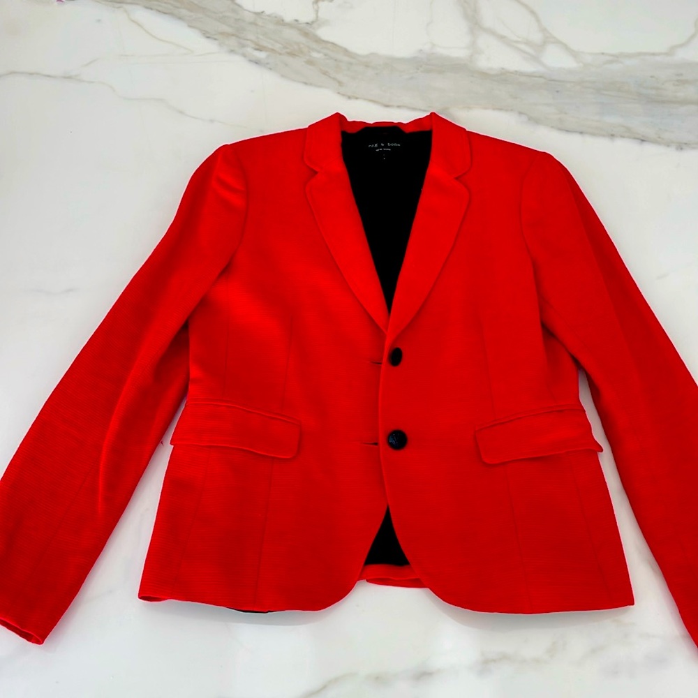 Rag and Bone red jacket